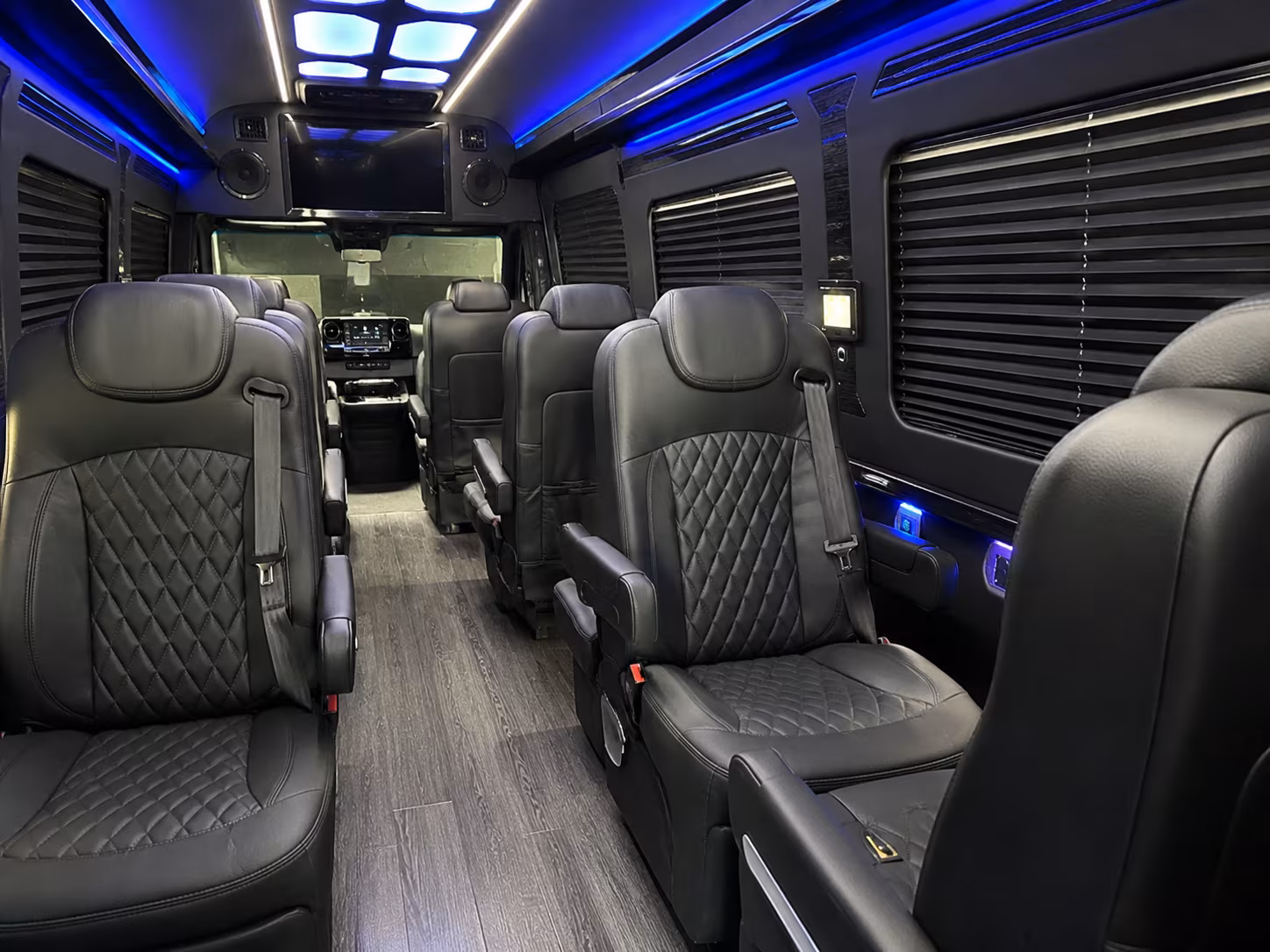 tallahassee 8 passenger sprinter van inside